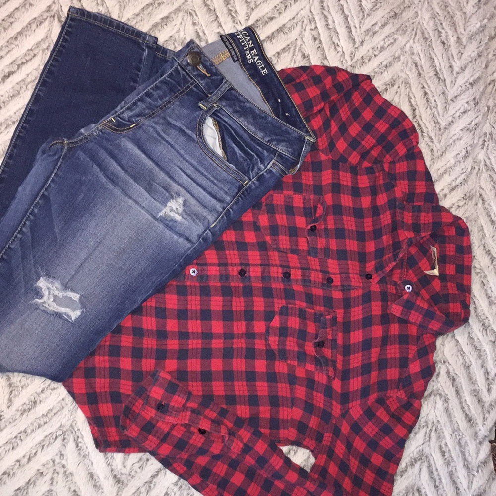 AE jeggings